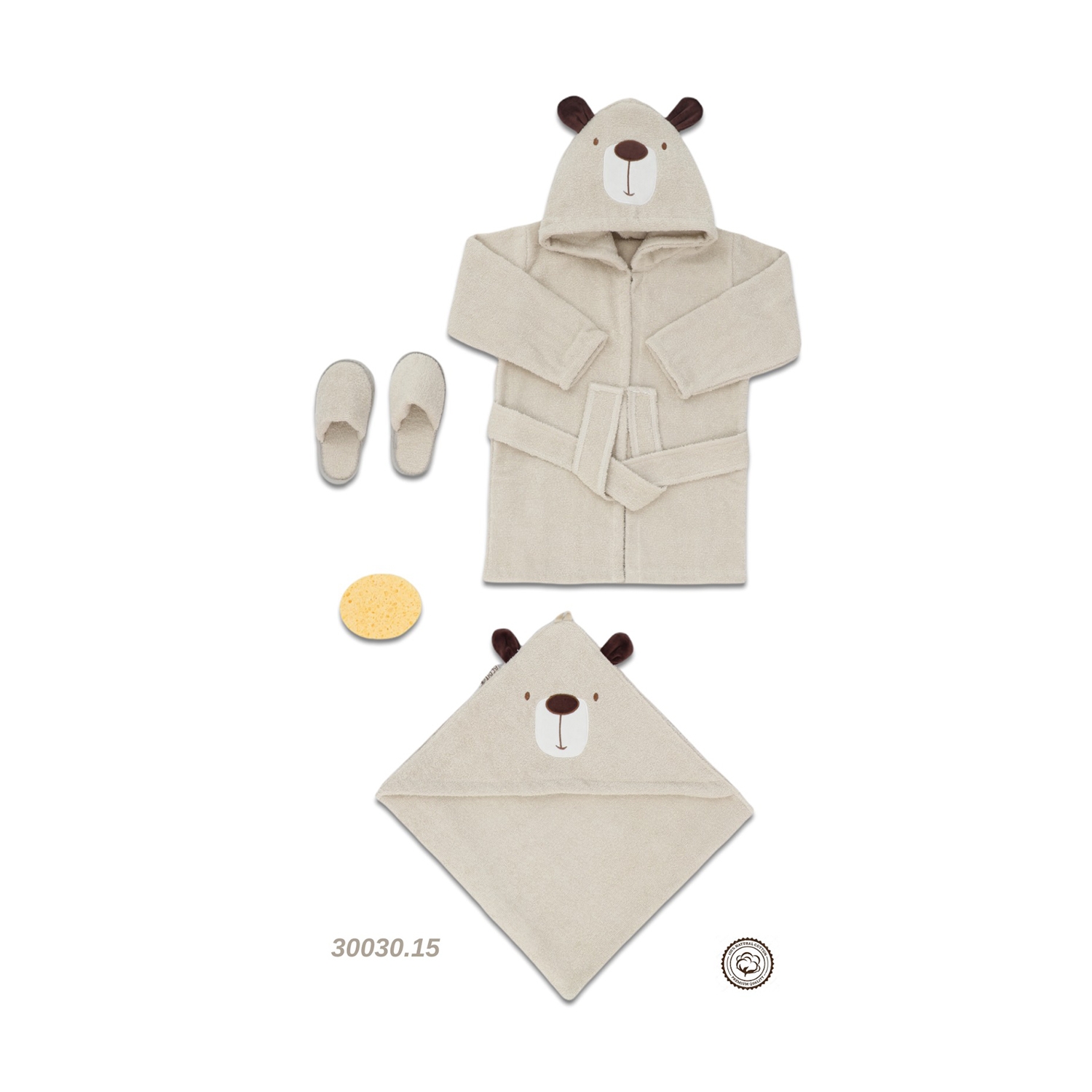 BEBİTOF-30030 BORNOZ SET