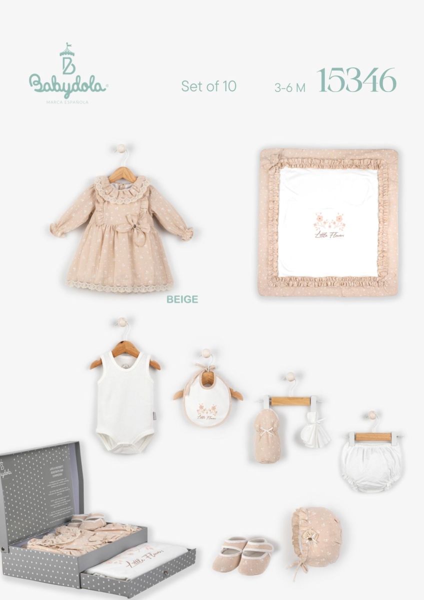 BABYDOLA-15346  ZIBIN SET-SALMON