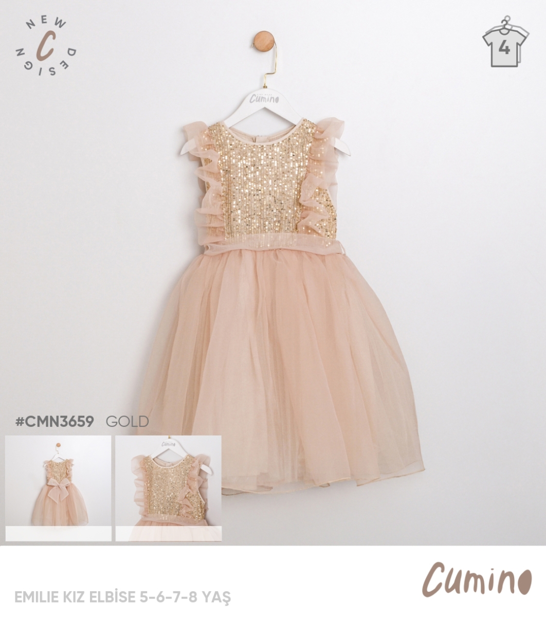 CUMINO-3659 5/8 ELBISE 