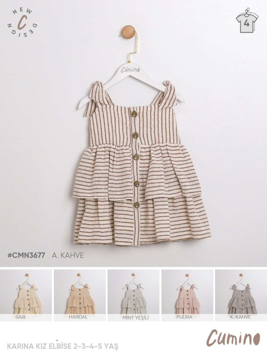 CUMINO-3677 2/5 ELBISE 