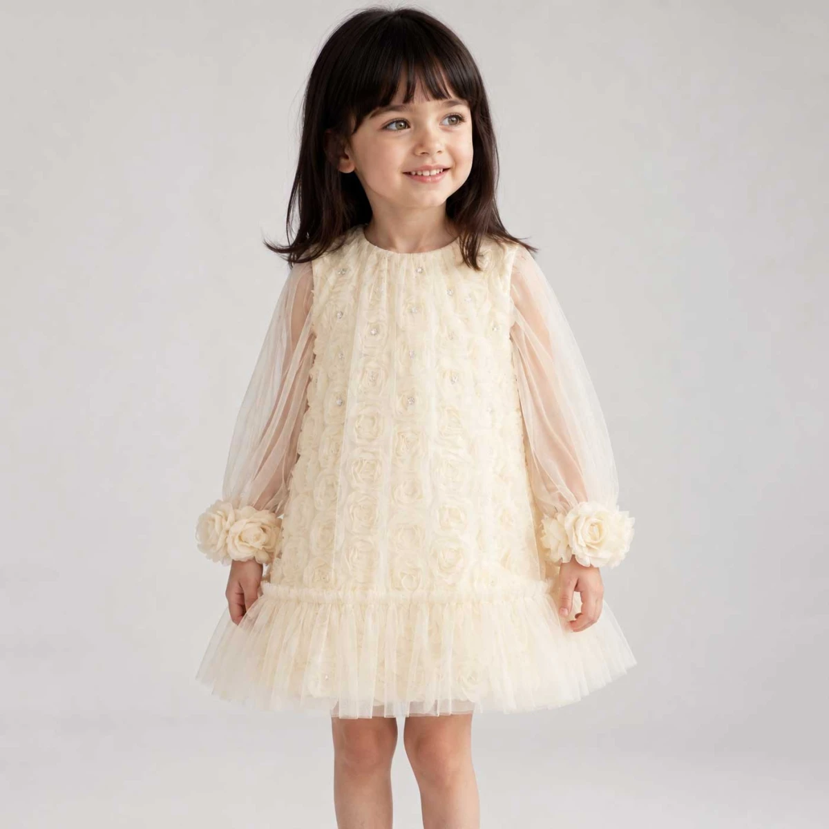 SWEETME-6044 2/6 ELBISE