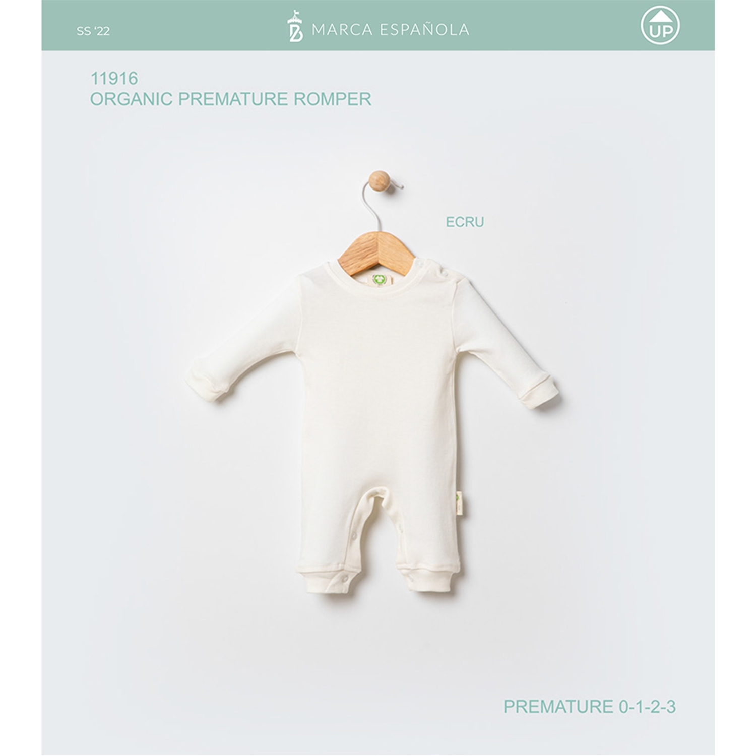 BABYDOLA-11916 ORG.PREM.TULUM -ECRU